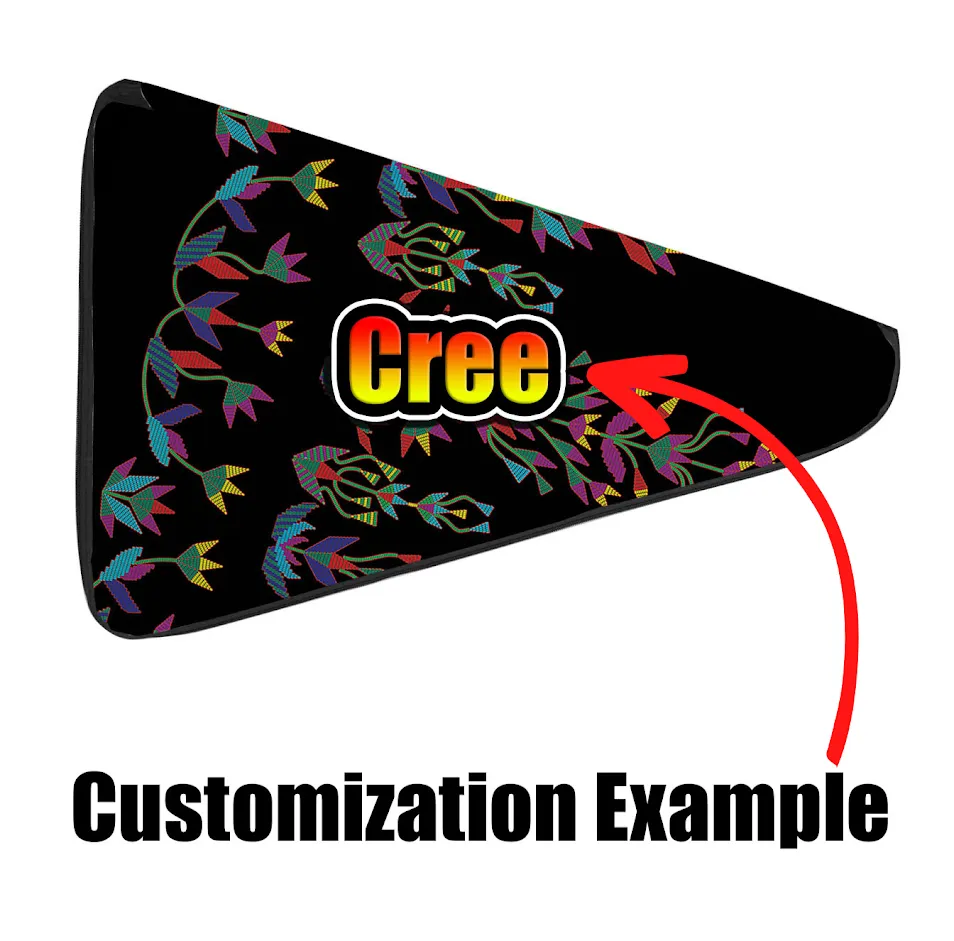 27 Inch Fan Case - Scattered Generations Royal