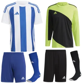 ADIDAS STRIPED 24 KIT BUNDLE WHITE BLUE