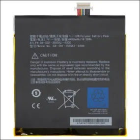 Amazon 1st Generation Kindle Fire 7" D01400 Battery 3.7V 4400mAh 3555A2L