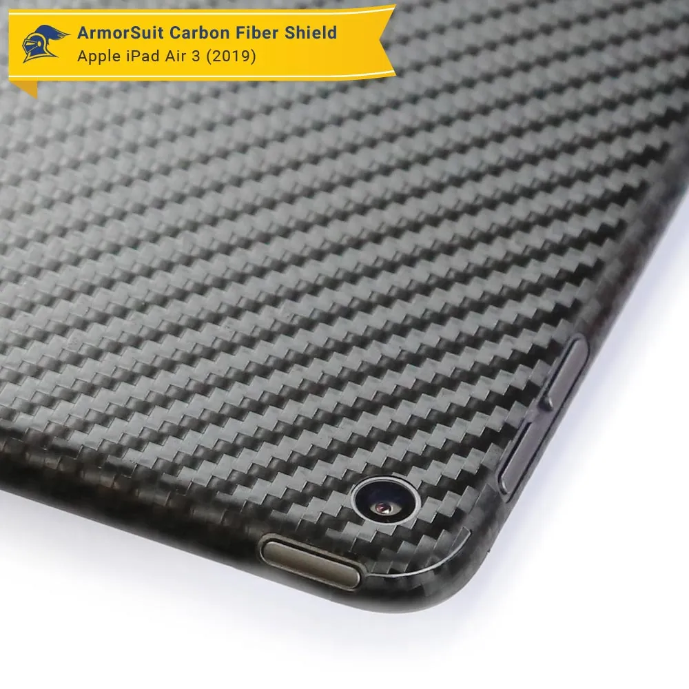 Apple iPad Air 3 (2019) WiFi ONLY Screen Protector   Carbon Fiber Skin