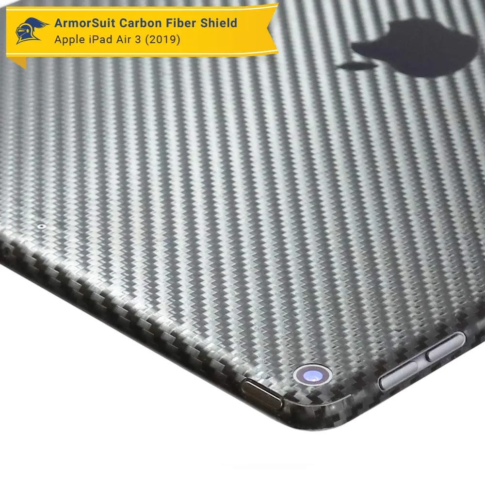 Apple iPad Air 3 (2019) WiFi ONLY Screen Protector   Carbon Fiber Skin
