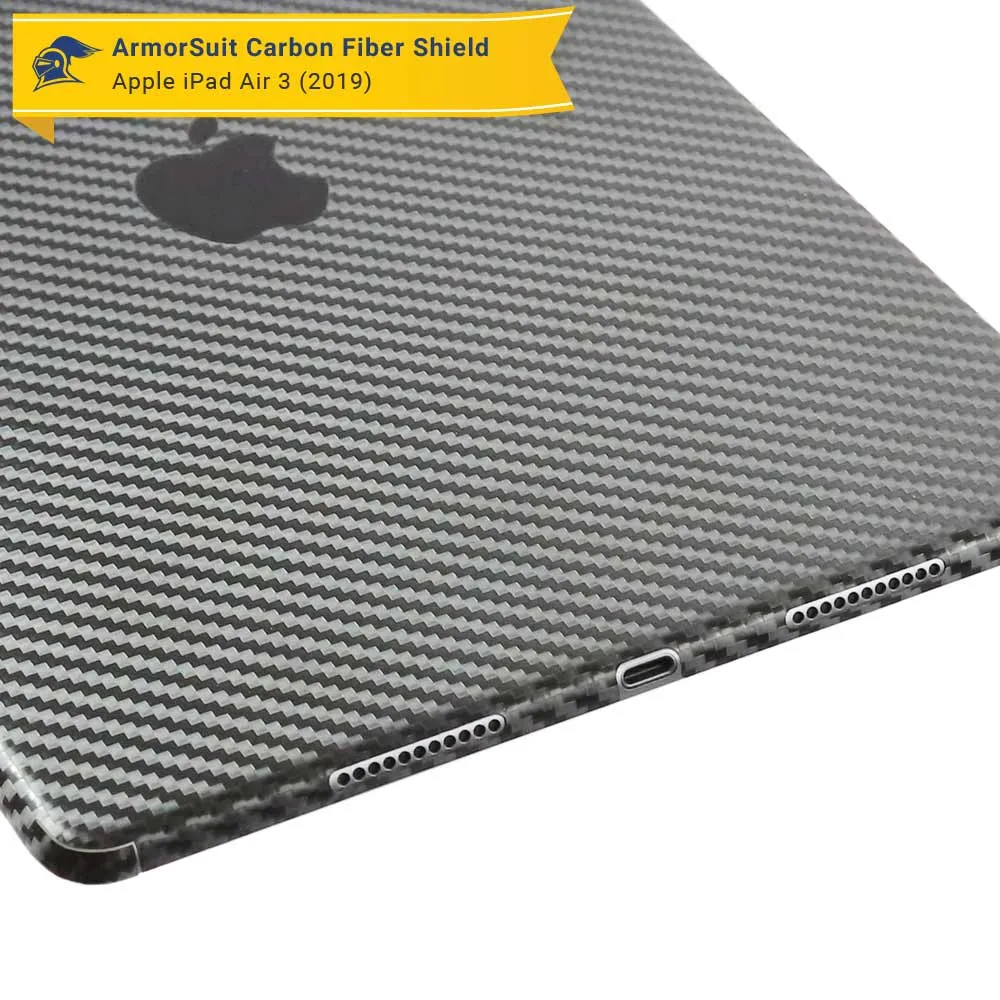 Apple iPad Air 3 (2019) WiFi ONLY Screen Protector   Carbon Fiber Skin