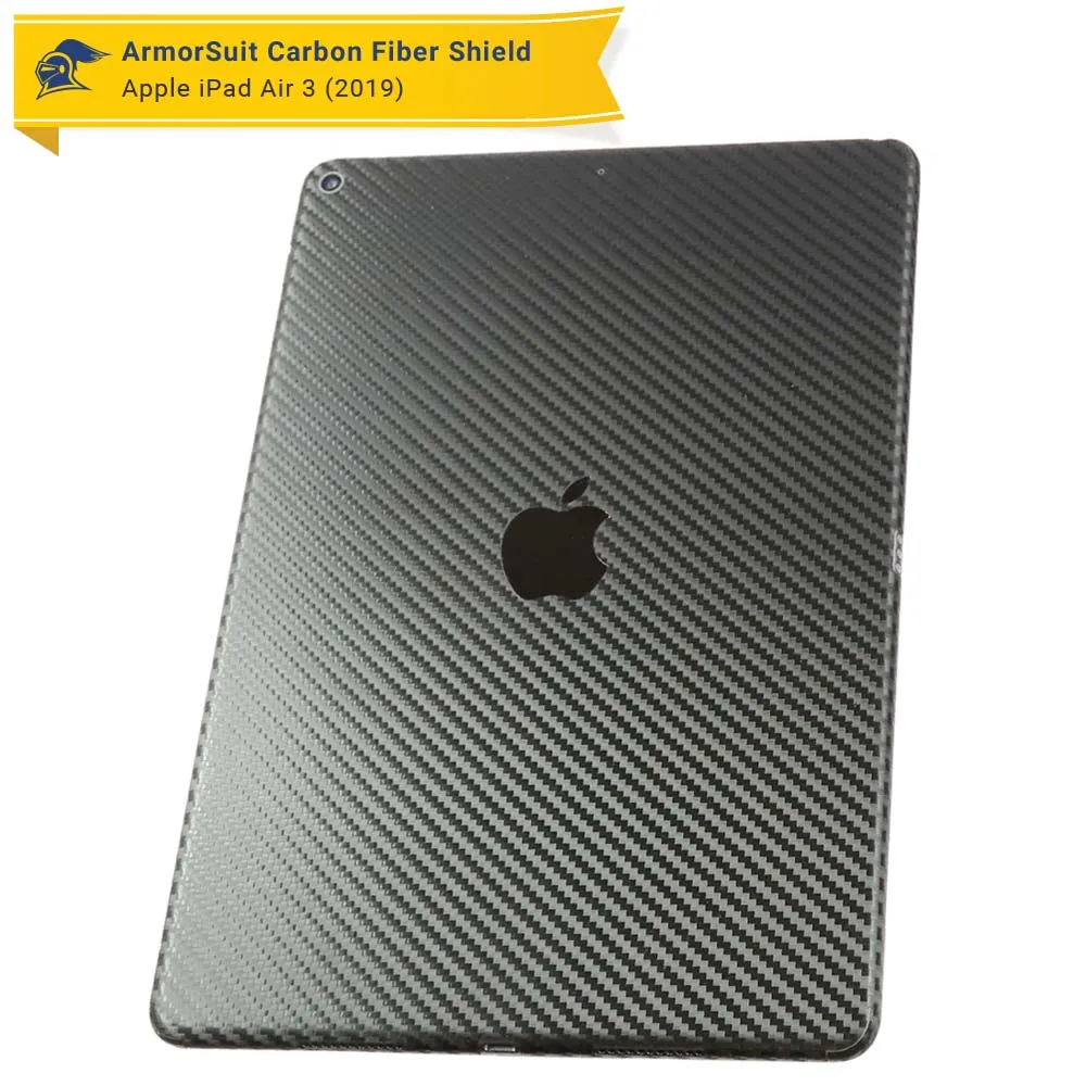 Apple iPad Air 3 (2019) WiFi ONLY Screen Protector   Carbon Fiber Skin