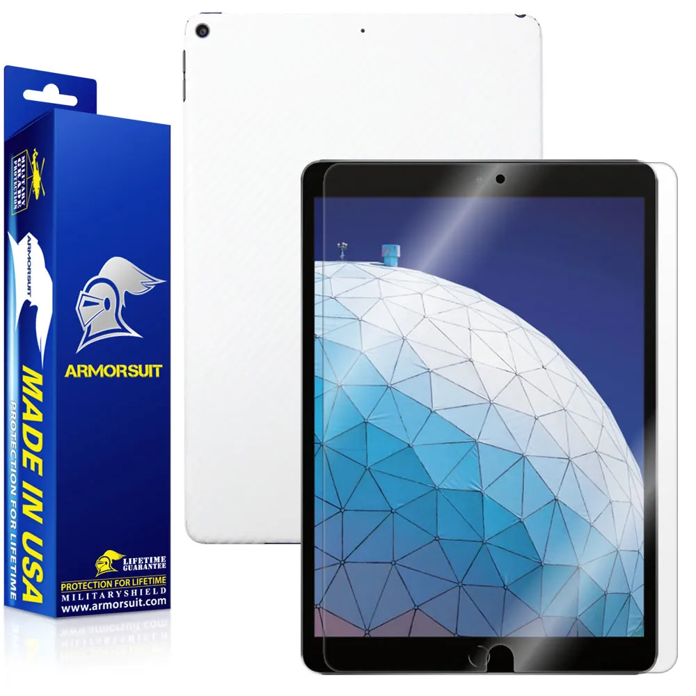 Apple iPad Air 3 (2019) WiFi ONLY Screen Protector   Carbon Fiber Skin