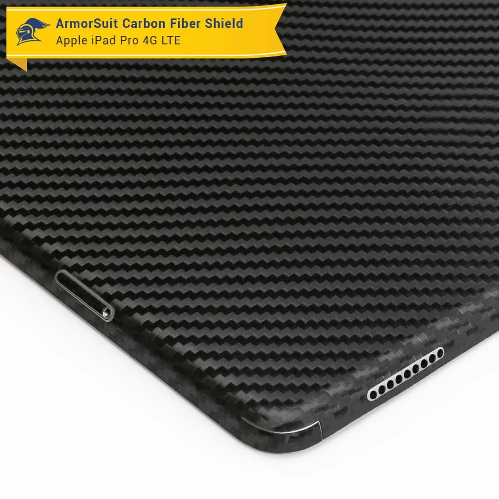 Apple iPad Pro 12.9" (WiFi   4G LTE) Screen Protector   Carbon Fiber Skin