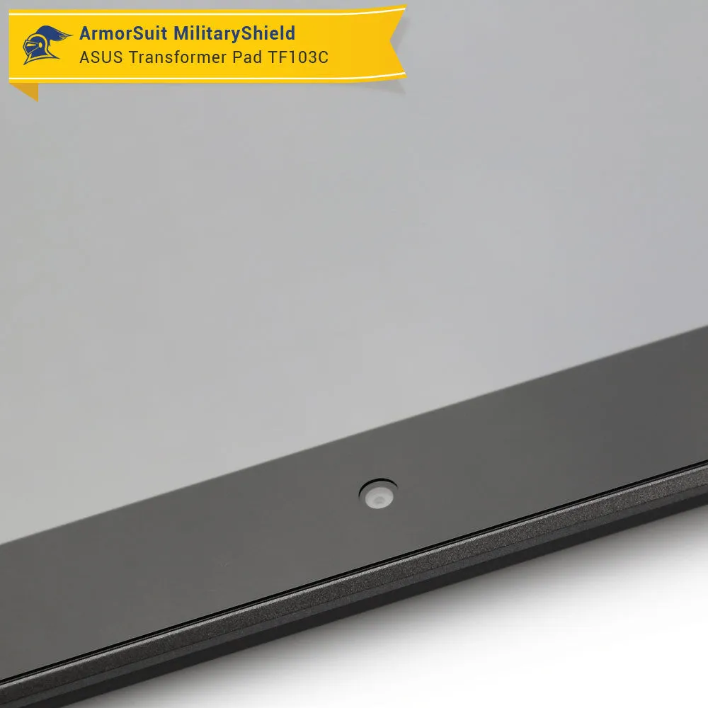 ASUS Transformer Pad TF103C / MG103C Screen Protector   Black Carbon Fiber Film Protector