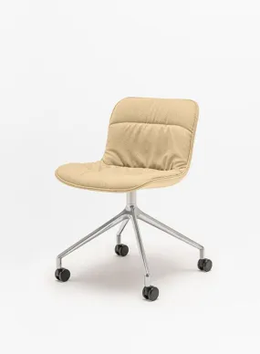 Baltic 2 Soft Duo Chair with Polished Aluminium Base (Customizable)