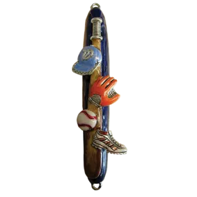 Baseball Mezuzah Case