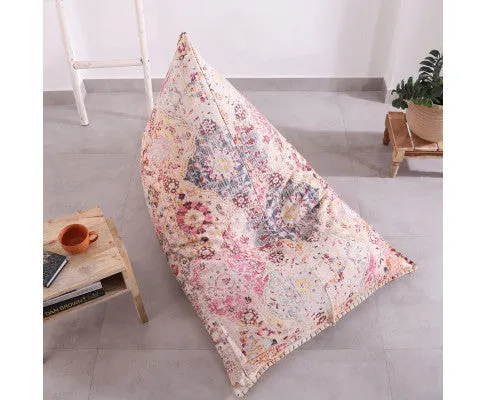 Bean Bag Boho BeanBag Cover, Moroccan Bean Bag, Bohemian Teenagers, Adults, Guys, Girls. Hand made Moroccan design print Gift Home Decor