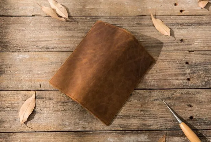 Bifold long wallet Mens long Wallet Leather Wallet Bifold Long Wallets for Men