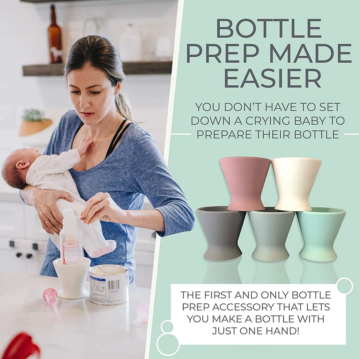 Bokee The Bokee Baby Bottle Holder - Desert Mauve