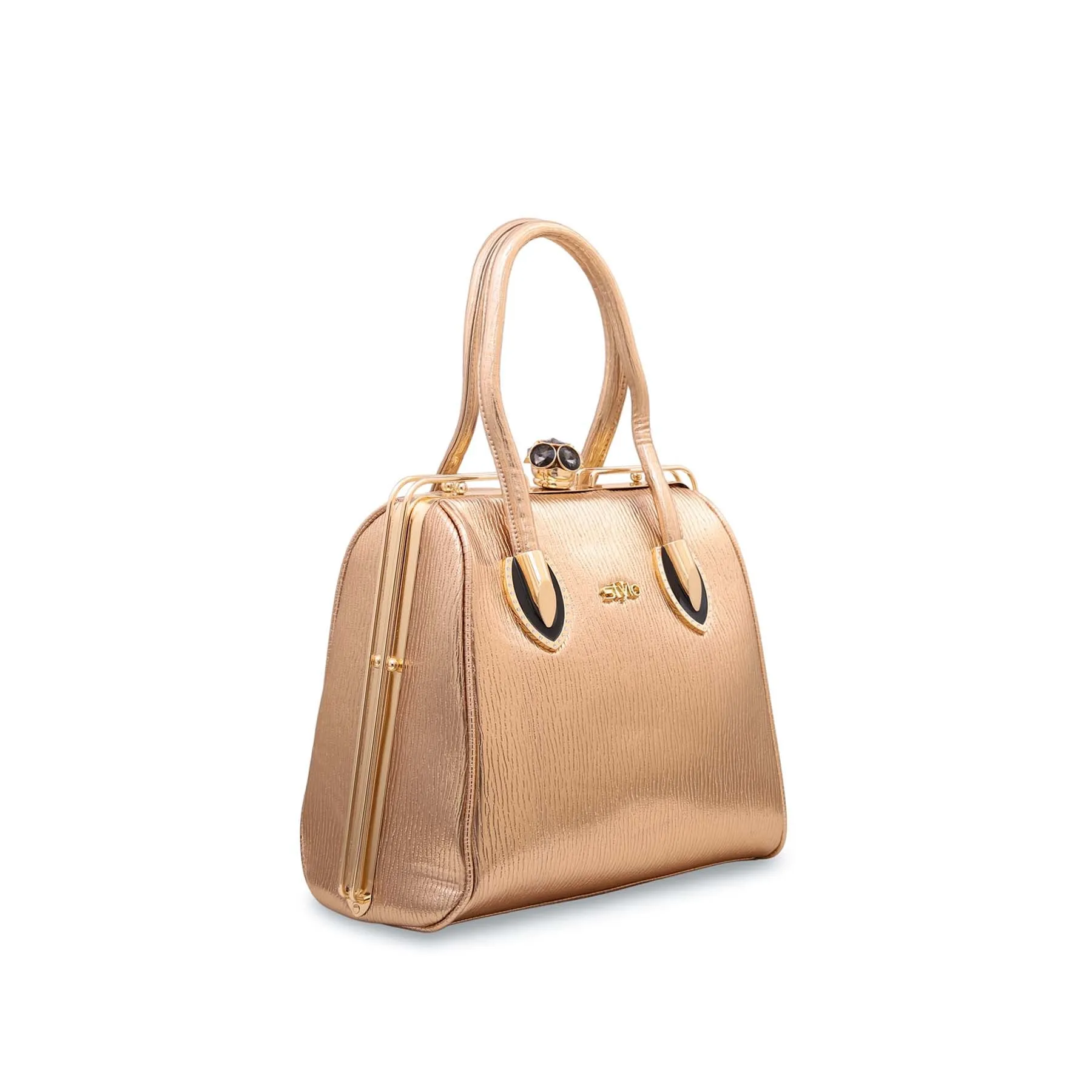 Champagne Fancy Hand Bag P35841