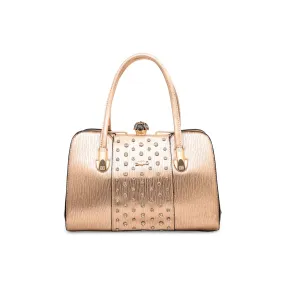 Champagne Fancy Hand Bag P35844