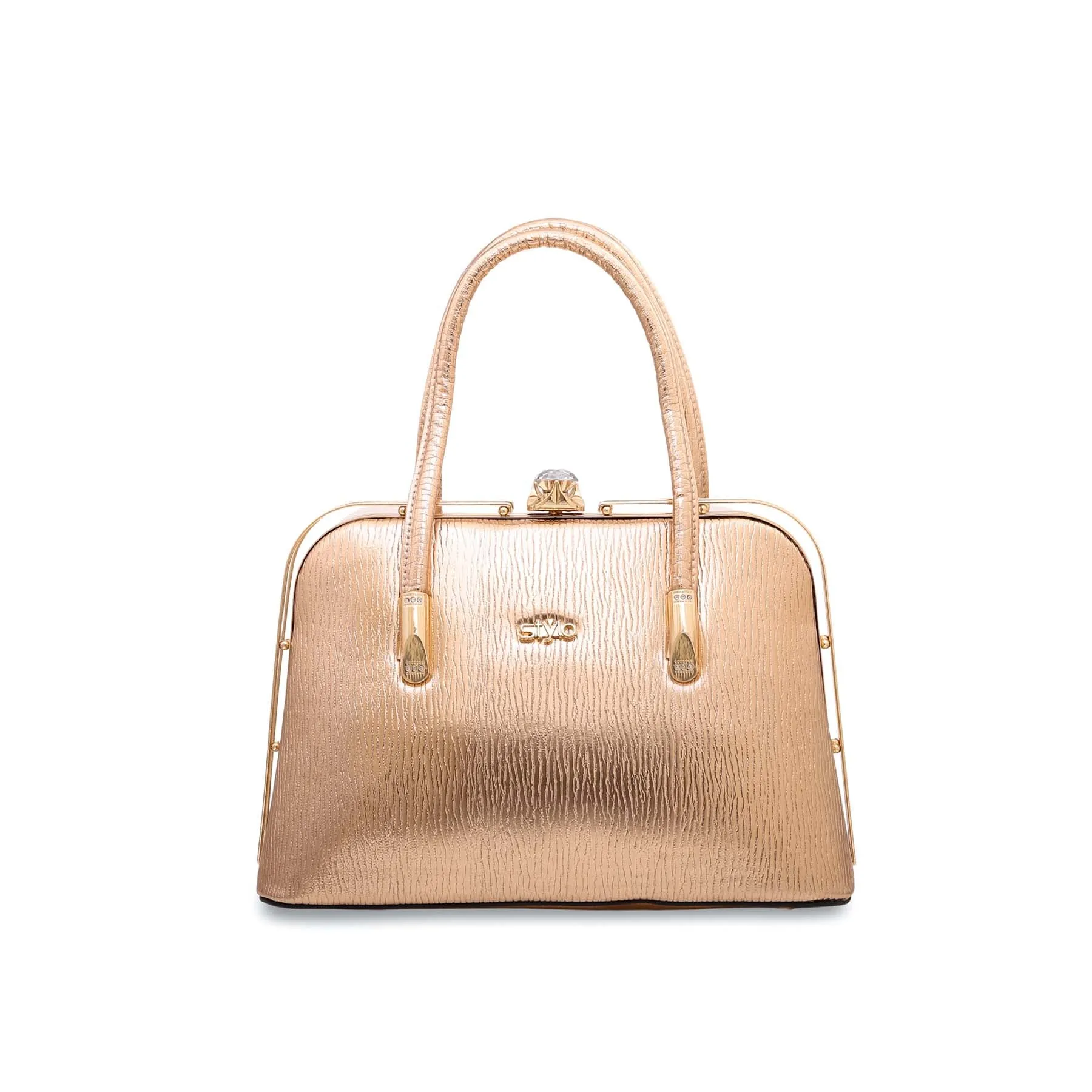Champagne Fancy Hand Bag P35845