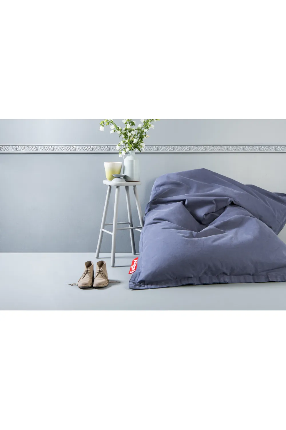 Cotton Lounge Bean Bag | Fatboy Original Stonewash