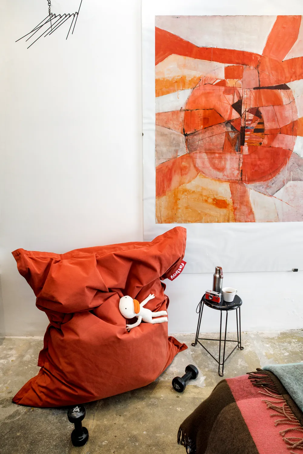 Cotton Lounge Bean Bag | Fatboy Original Stonewash