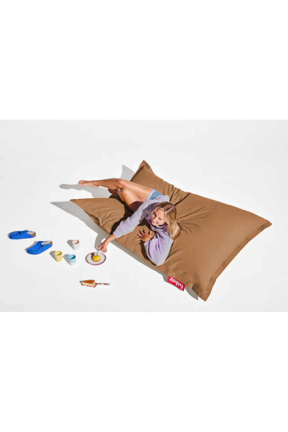Cotton Lounge Bean Bag | Fatboy Original Stonewash