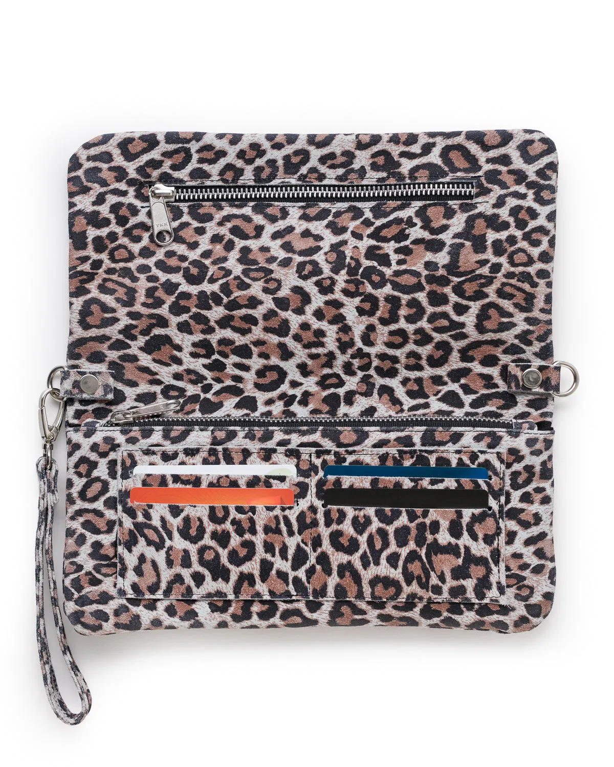 Crystal Cross Body: Leopard