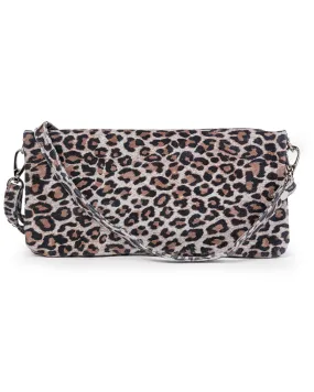 Crystal Cross Body: Leopard