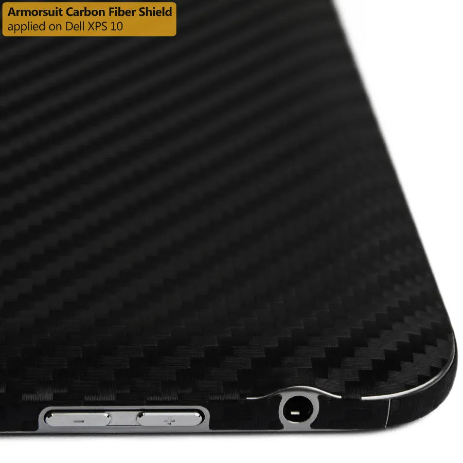 DELL XPS 10 Screen Protector   Black Carbon Fiber Film Protector