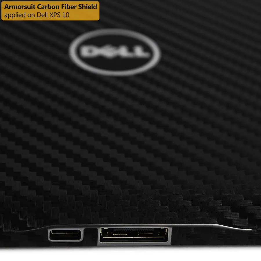 DELL XPS 10 Screen Protector   Black Carbon Fiber Film Protector