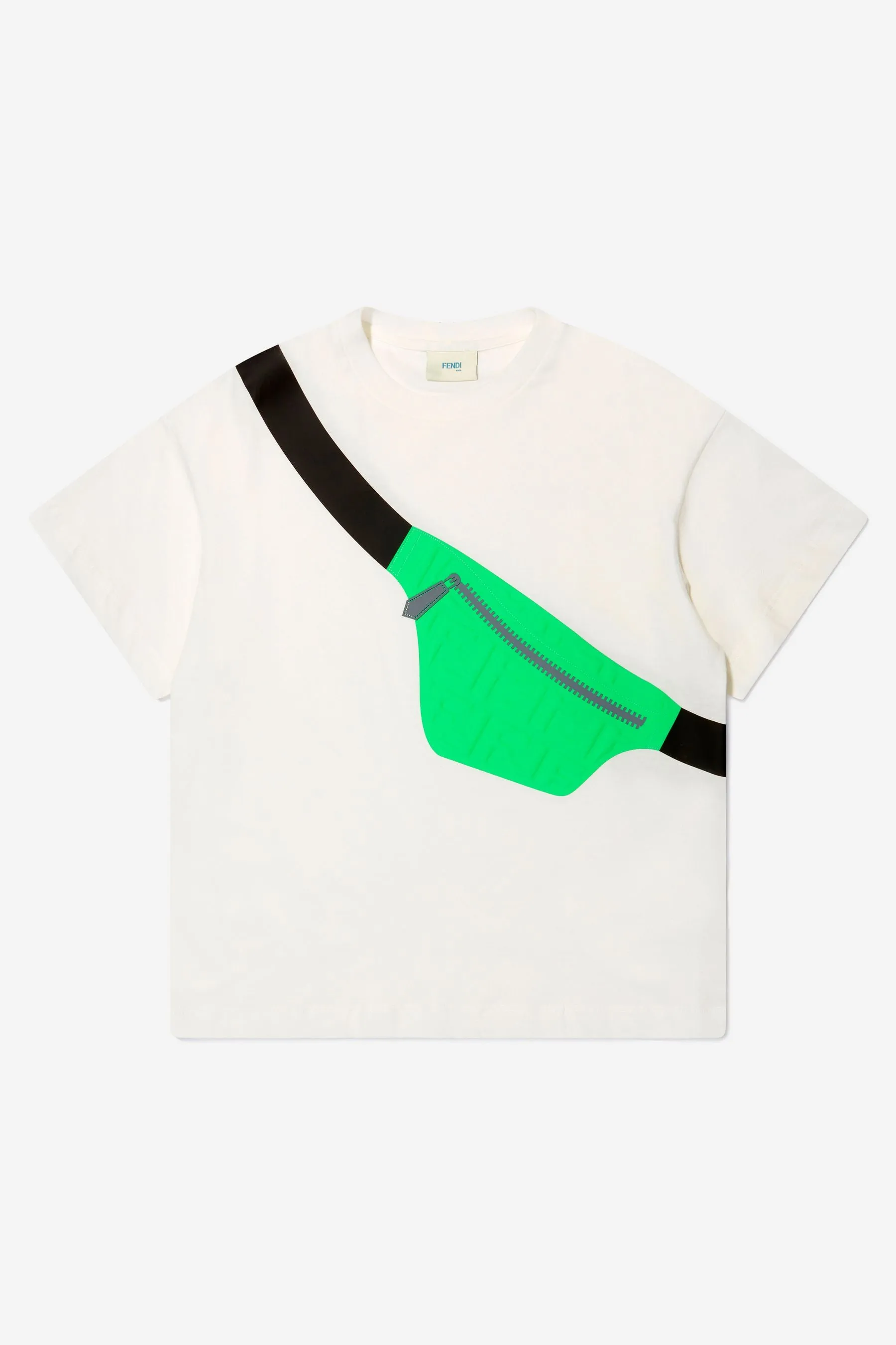 Fendi Boys Cotton Belt Bag Print T-Shirt