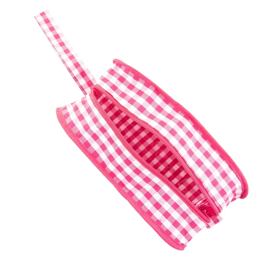 Gingham Cosmetic Bag