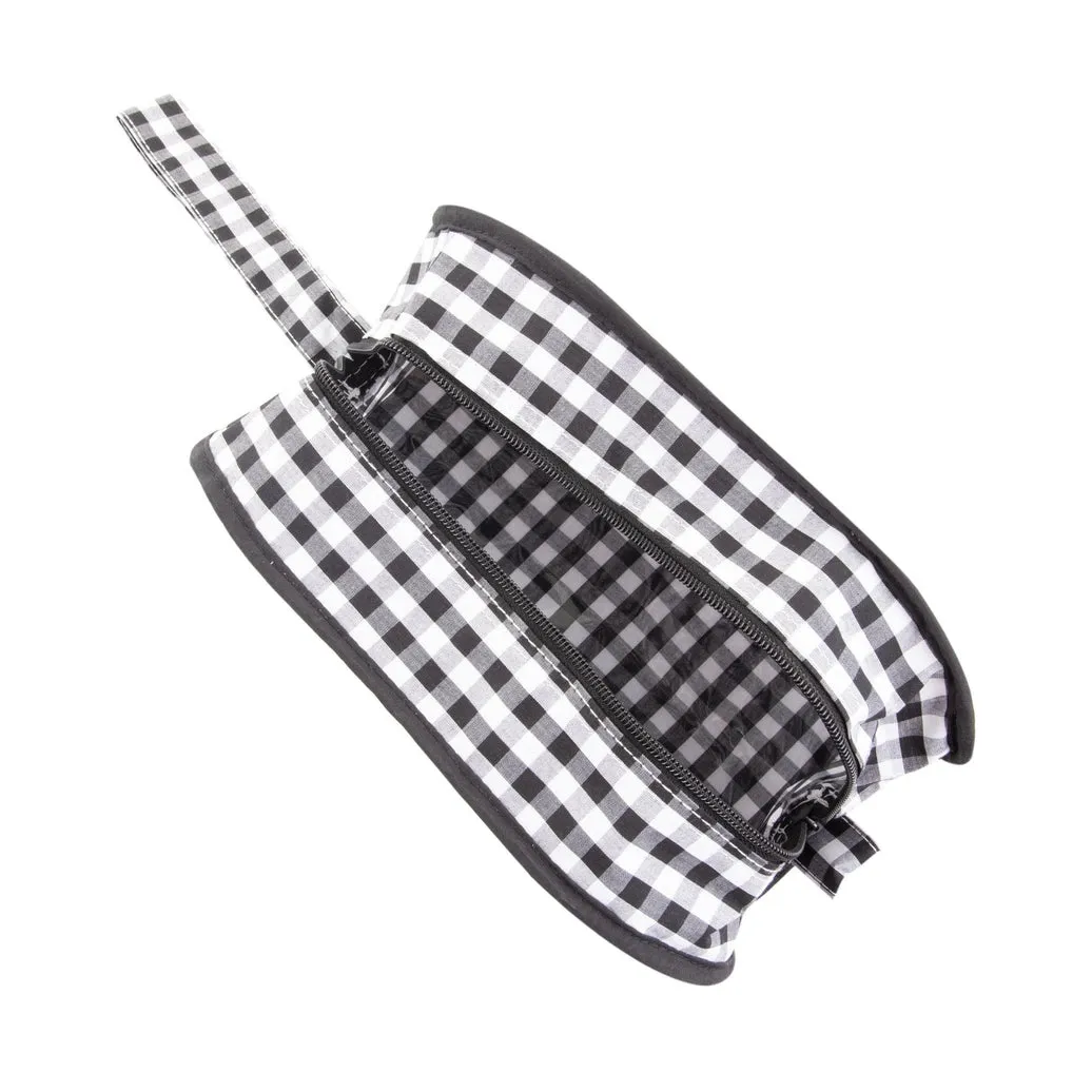 Gingham Cosmetic Bag