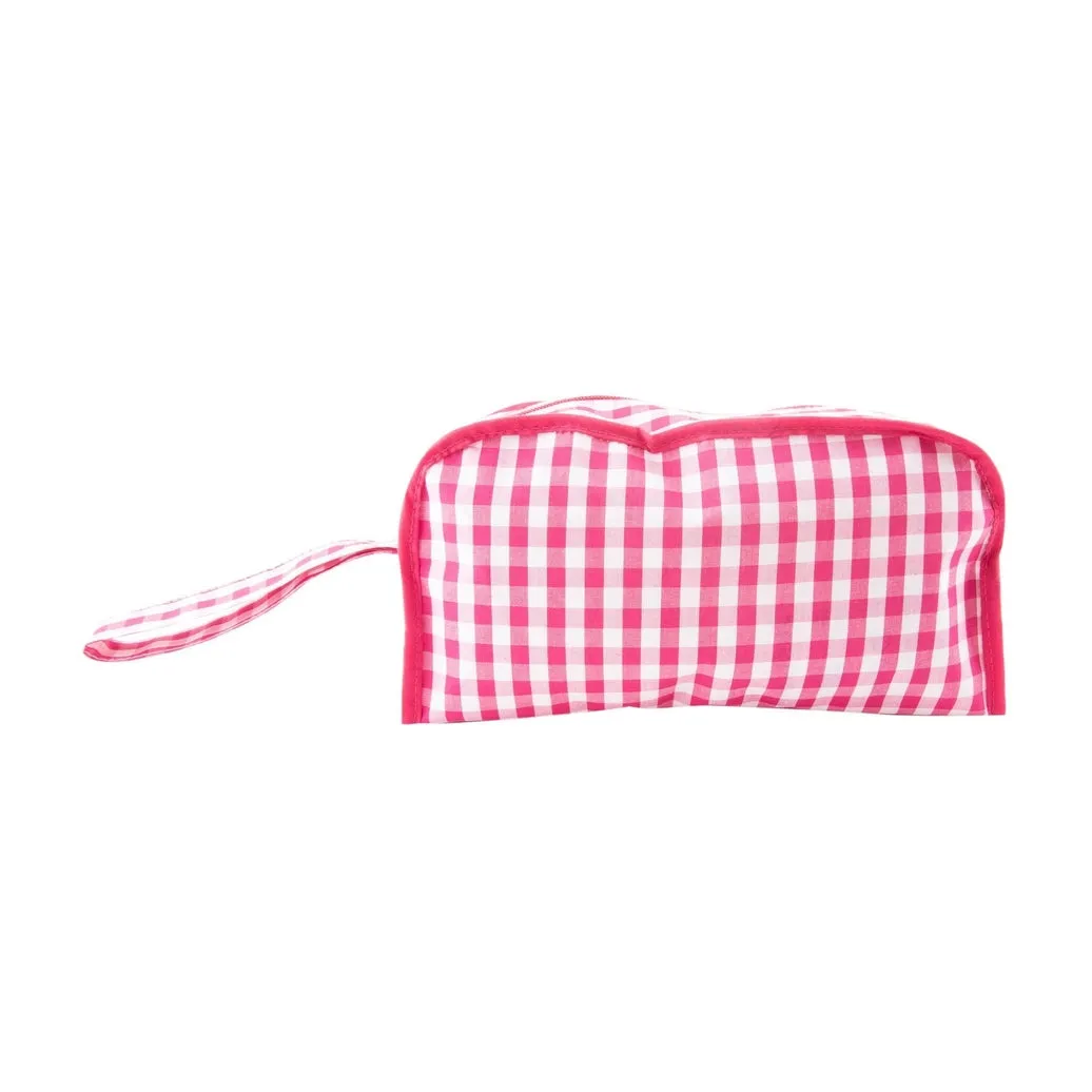 Gingham Cosmetic Bag