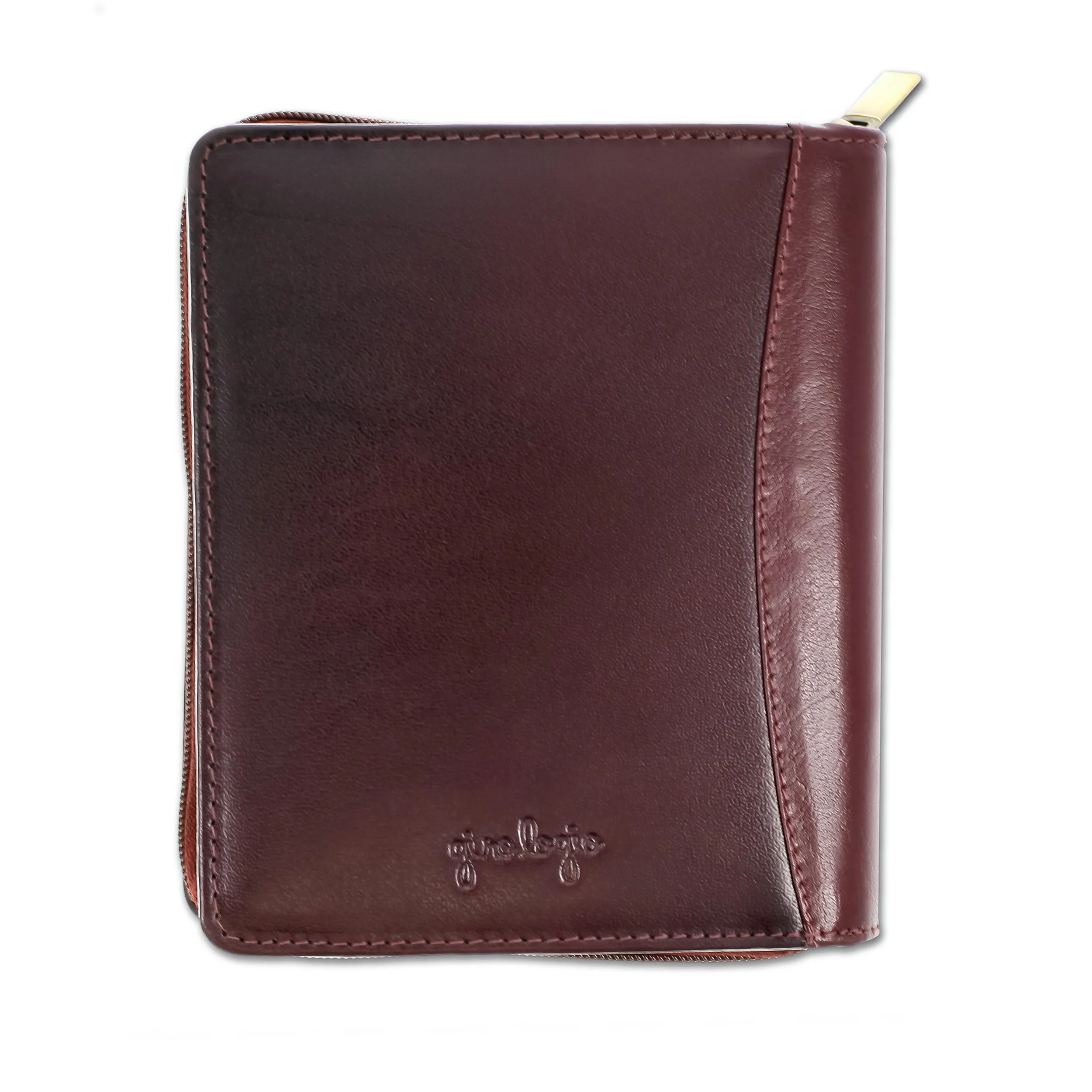 Girologio 12 Zippered Pen Case in Oxblood
