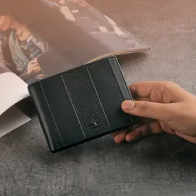 Gladwin | Bifold Leather Wallet for Men | Colour: Black