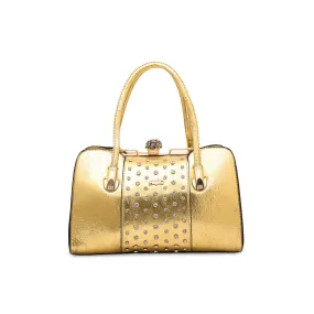 Golden Fancy Hand Bag P35832