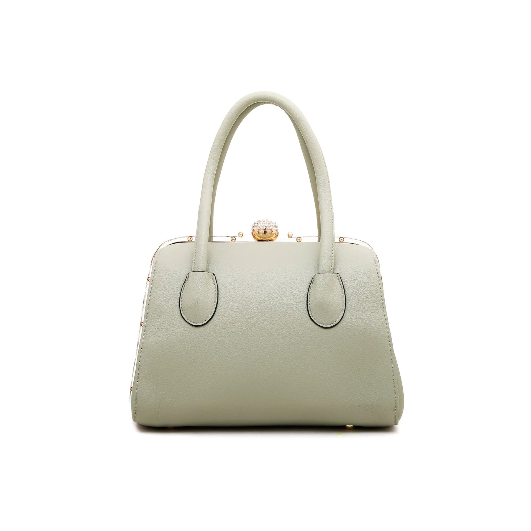 Green Fancy Hand Bag P35824