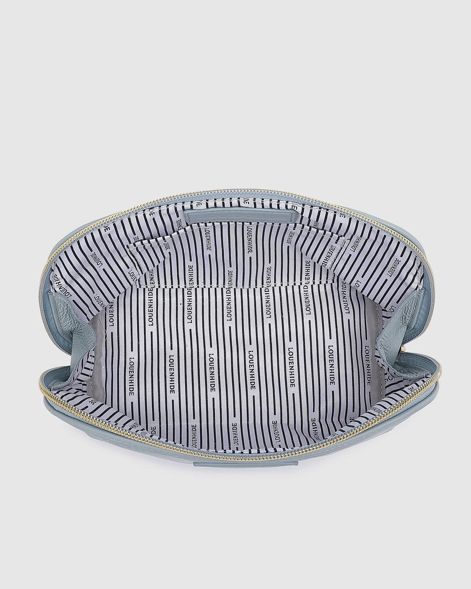 GRETA MAKEUP BAG DUSTY BLUE