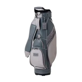 HONMA Faux Crocodile Cart Bag (Grey)