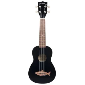 Kala Makala MK-SS/BLK Blacktip Soprano Shark Ukulele