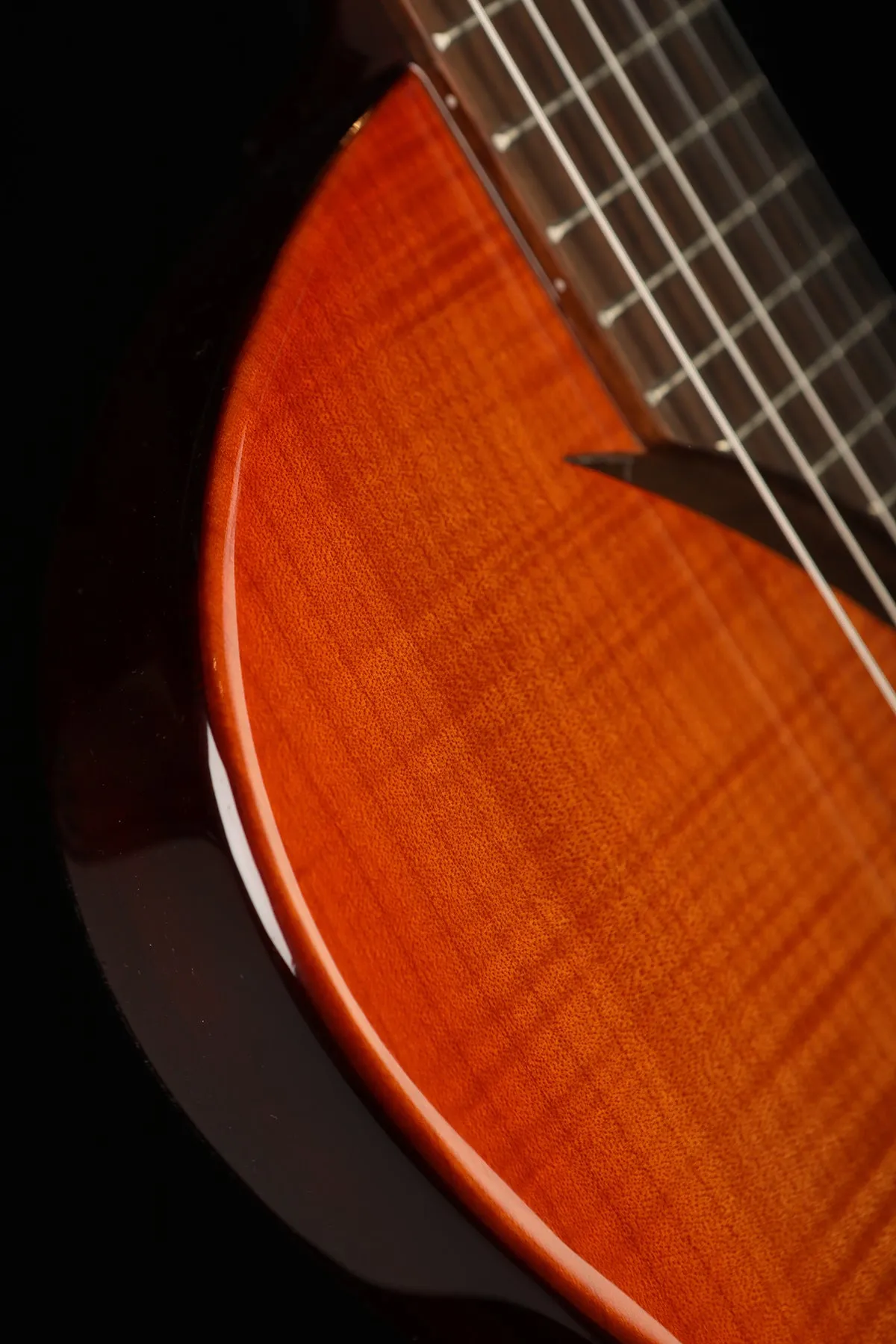 Katoh Hispania 'Sunburst' Crossover Thinline Hybrid Classical Electric Guitar