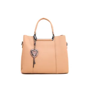 Khaki Formal Hand Bag P35970