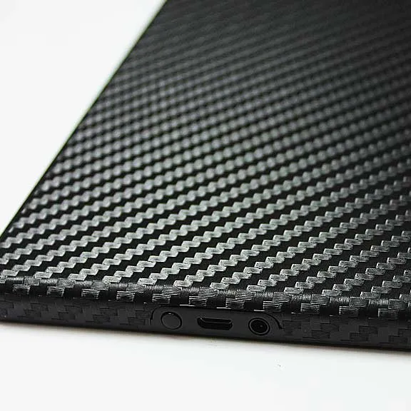 Kindle Fire Screen Protector   Black Carbon Fiber Skin Protector