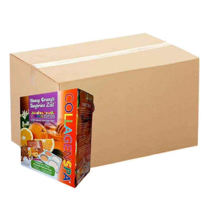 Lapalm Collagen Spa 4 Step Pedi Tray - Honey Orange Tangerine Zest