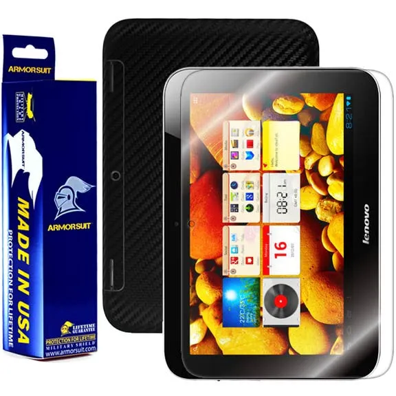 Lenovo ideaPad A2109 Screen Protector   Black Carbon Fiber Film Protector