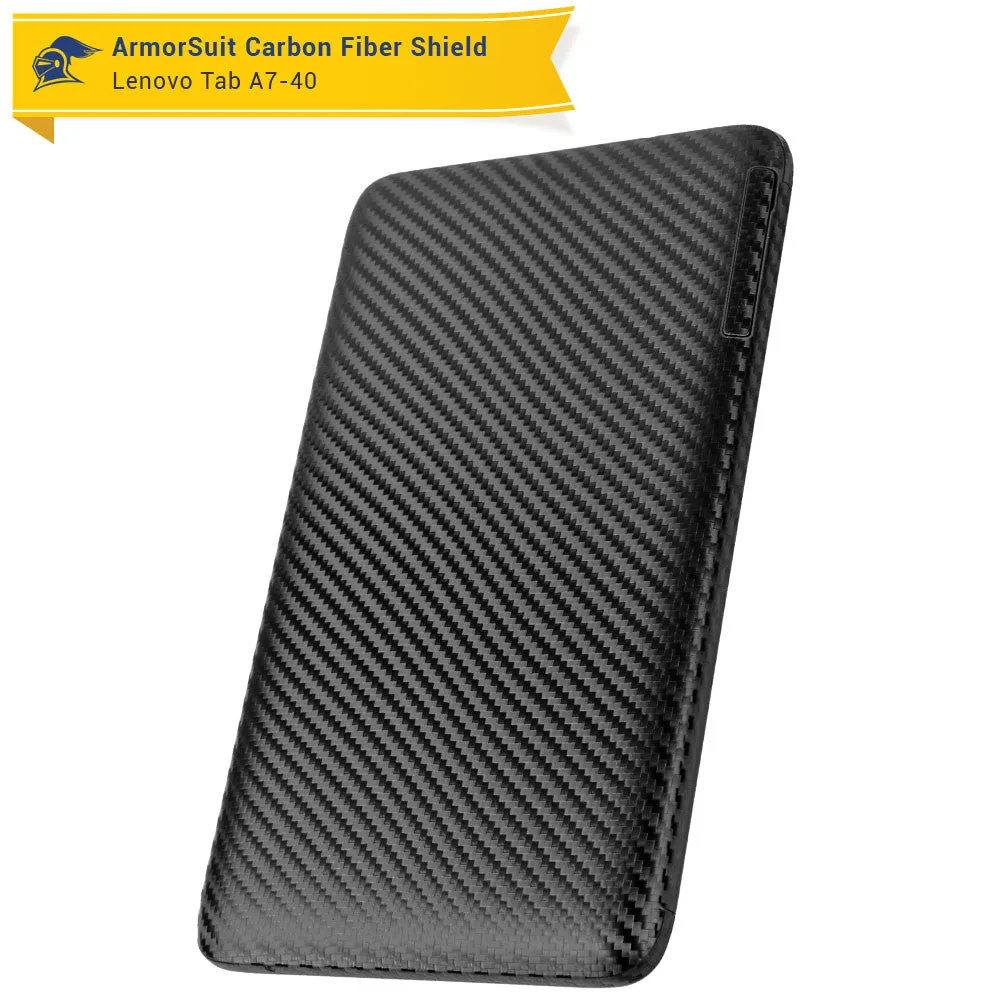 Lenovo Tab A7-40 Screen Protector   Black Carbon Fiber Film Protector