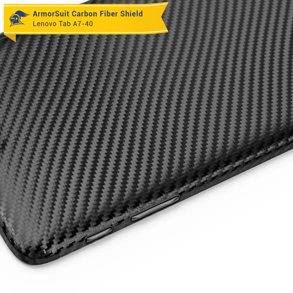 Lenovo Tab A7-40 Screen Protector   Black Carbon Fiber Film Protector