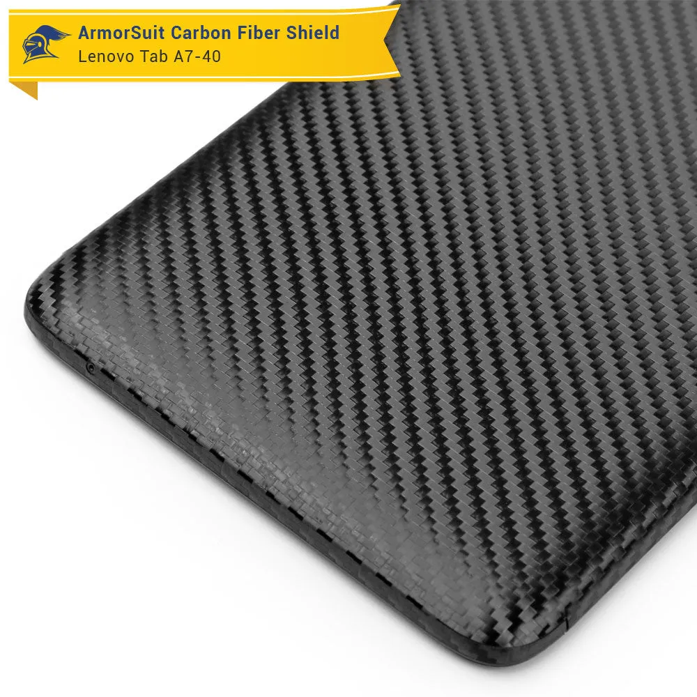 Lenovo Tab A7-40 Screen Protector   Black Carbon Fiber Film Protector