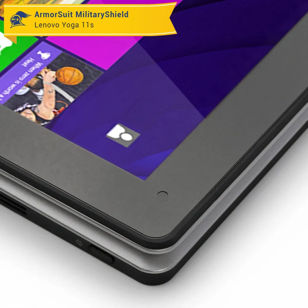 Lenovo Yoga 11S Screen Protector   Black Carbon Fiber