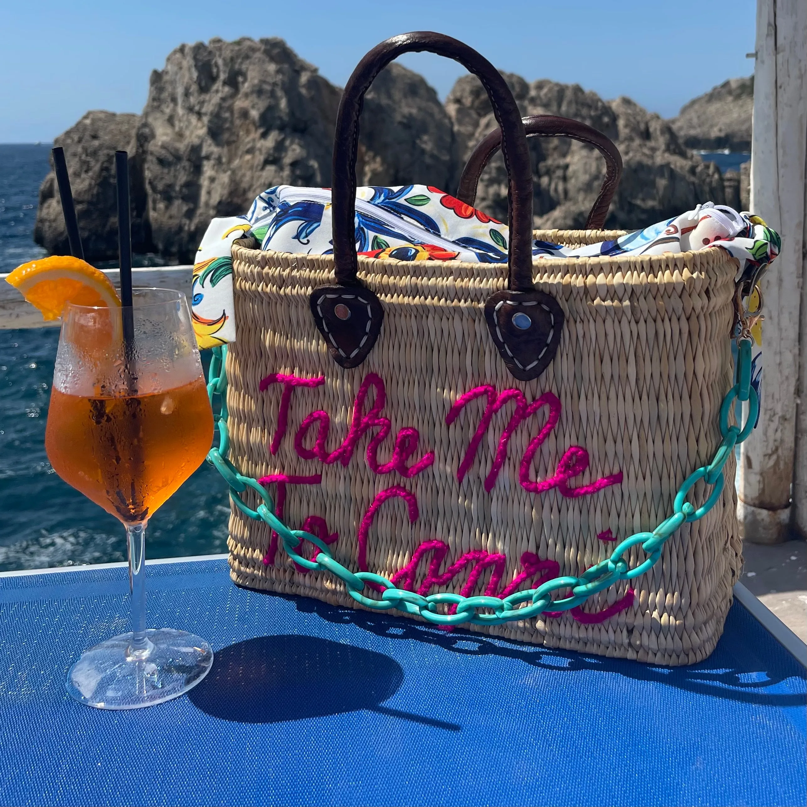 Lilliana Maiolica Print Pochette