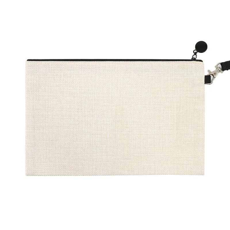 Linen Cosmetic Pouch - 15 x 24