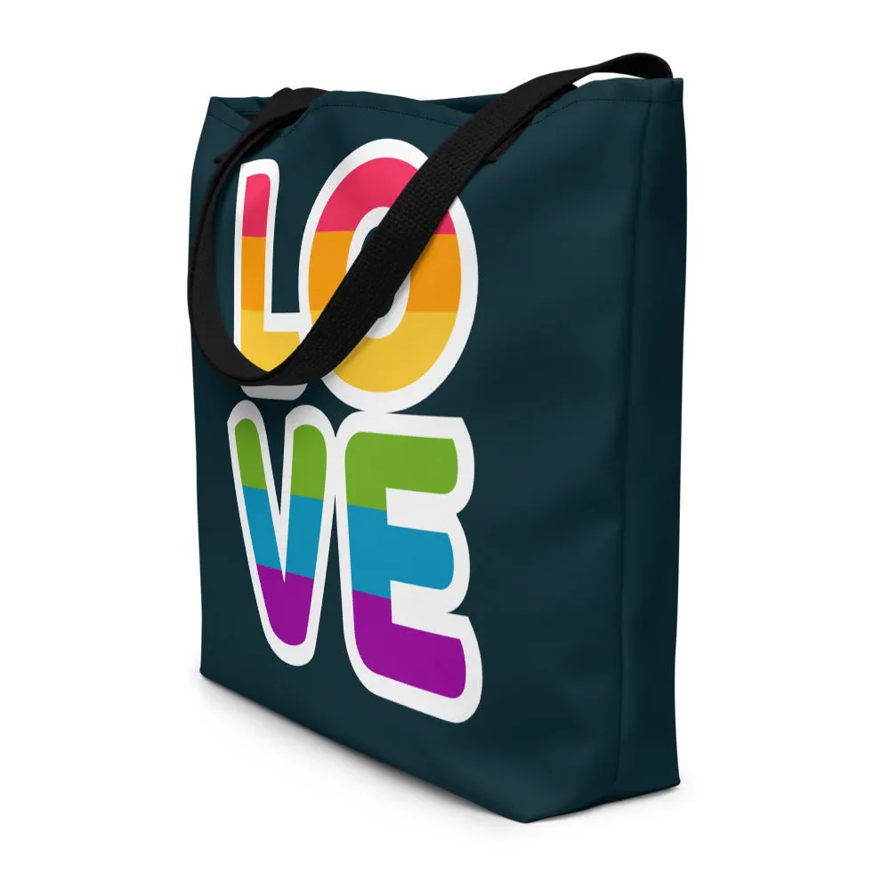 Love Large Tote/Beach Bag