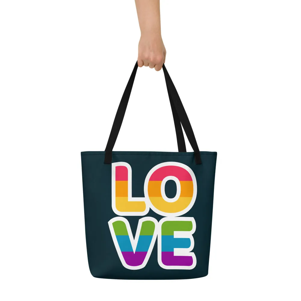 Love Large Tote/Beach Bag