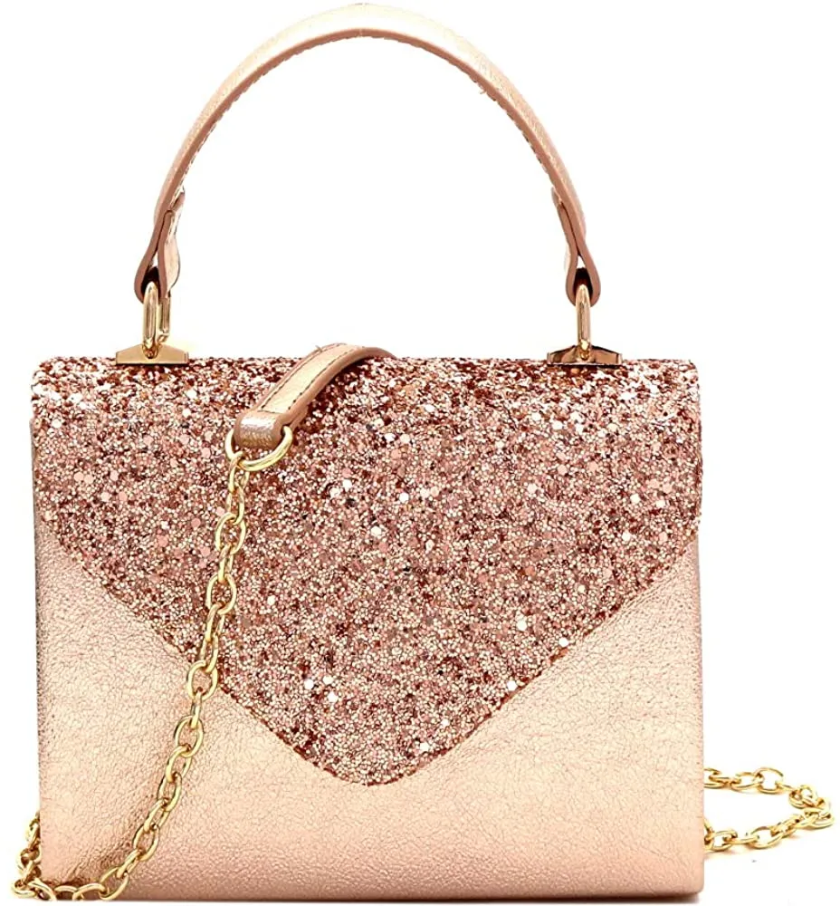 Mini Retro Rainbow Metallic Box Flap leather Satchel Crossbody Handbag